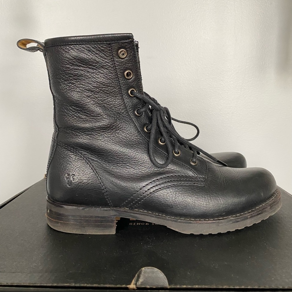 Frye combat boots